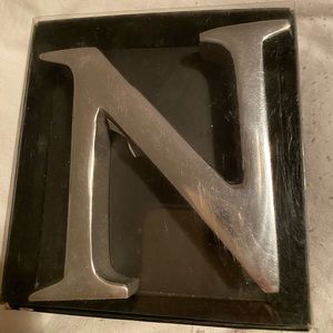 Decorative N figure. New in box